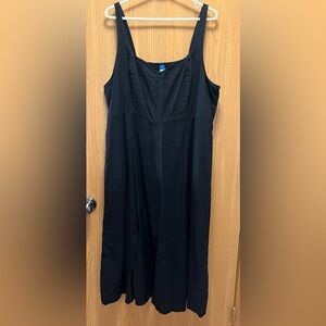 Old Navy Black Midi Sundress